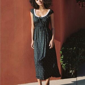 Christy Dawn Kelly Dress-Black Aster Garden size M